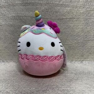 Hello Kitty Pink Unicorn Original Squishmallows 7 Inches NEW